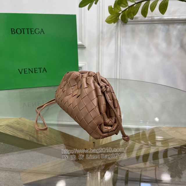 Bottega veneta高端女包 98061 寶緹嘉升級版小號編織雲朵包 BV經典款純手工編織羔羊皮女包  gxz1183